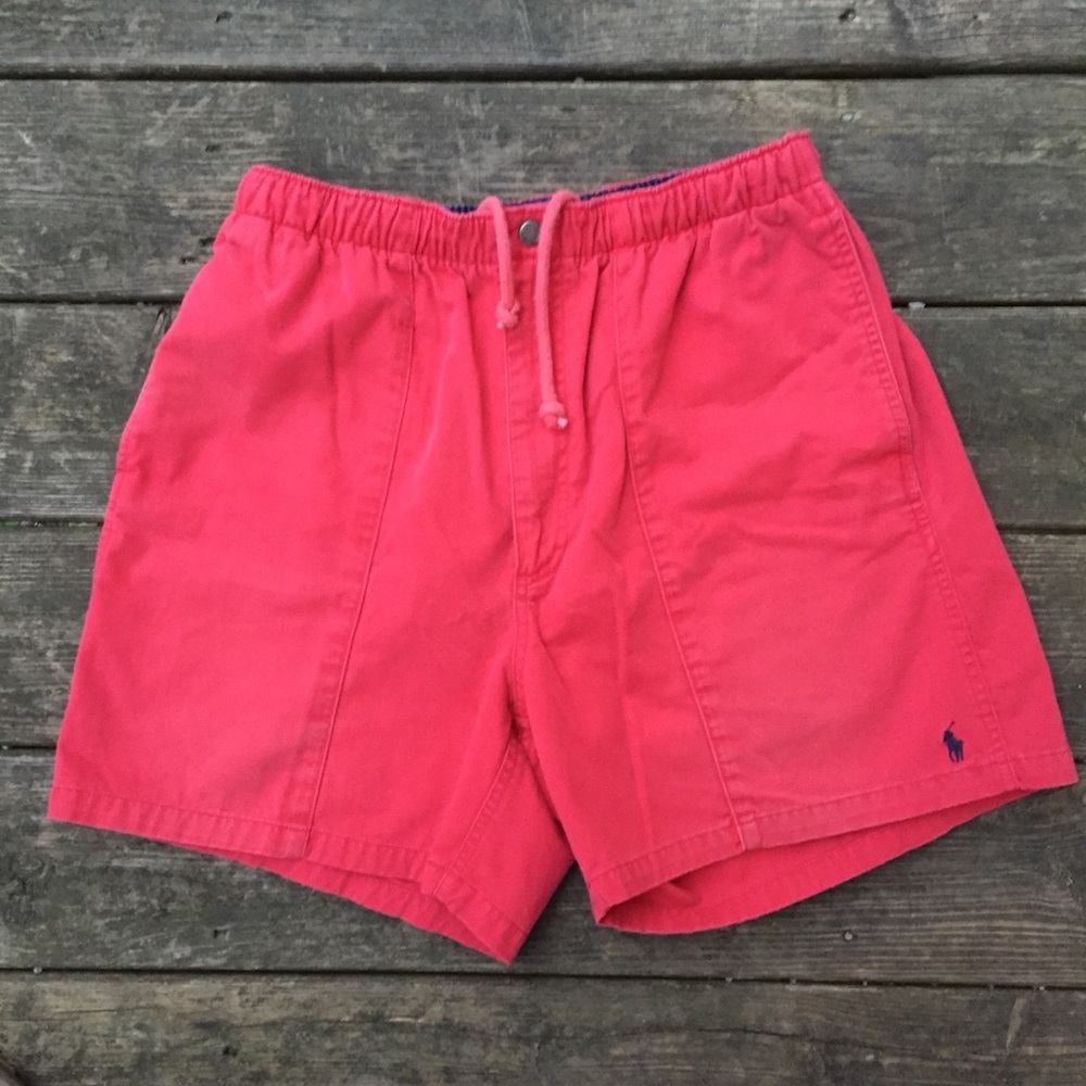 Vintage 90’s Polo By Ralph Lauren Spellout Shorts